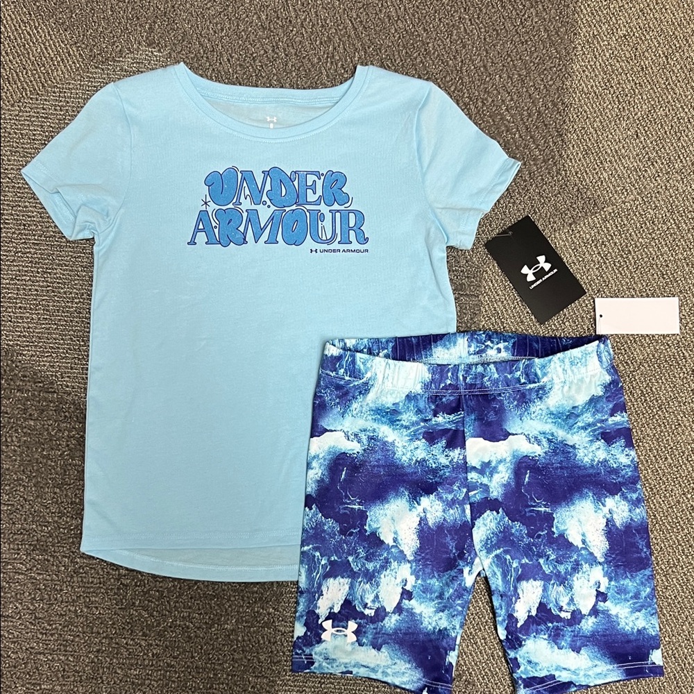 Under Armour Girls Shorts Set 6 NWT